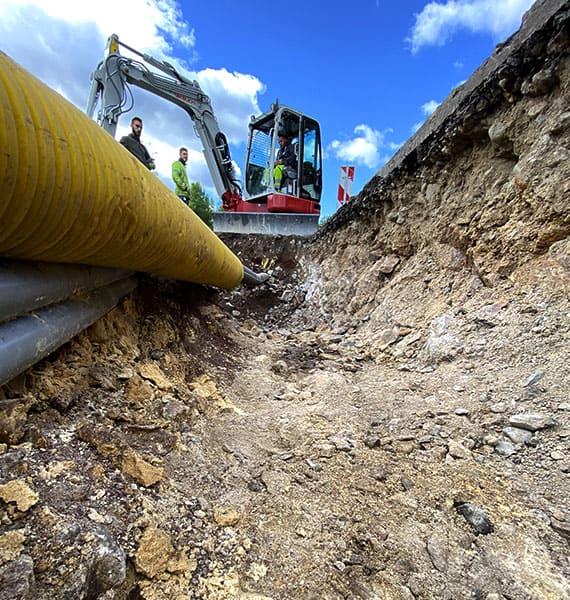 Chevalier TP : poseur de canalisations en Haute-Loire, Puy-de-D&ocirc;me & Cantal