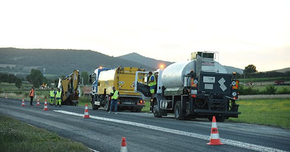Chevalier TP : pose enrob&eacute; en Haute-Loire, Puy-de-D&ocirc;me & Cantal