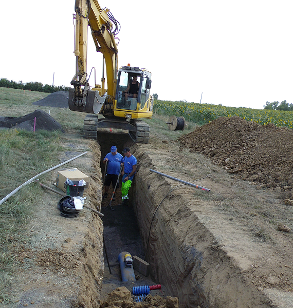 Chevalier TP : poseur de canalisations en Haute-Loire, Puy-de-D&ocirc;me & Cantal